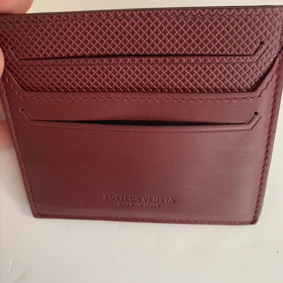 Bottega Veneta Marco Polo Cardholder Burgundy leather - Picture 5 of 6